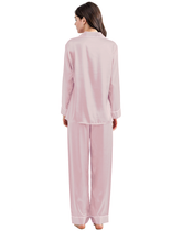 SILK PJ SET - RED - M048 WestStyle